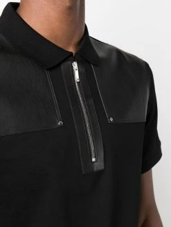 Les Hommes Contrasting panel polo shirt polo shirts of men 9 Les Hommes contrasting panel polo shirt