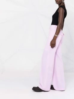 Les Hommes asymmetric knitted top