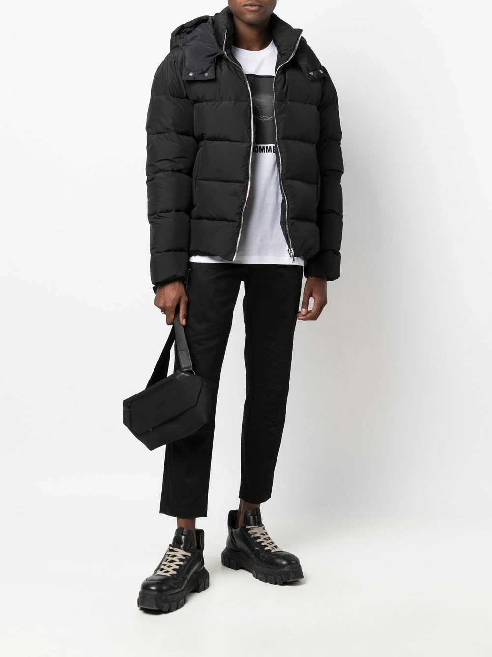 Les Hommes Zip pocket straight leg trousers regular-fit & straight leg pants of men 2 Les Hommes zip-pocket straight-leg trousers