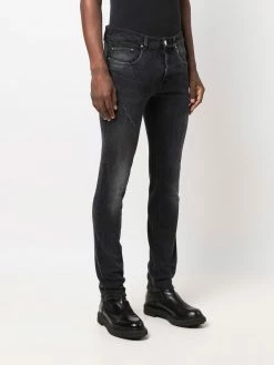 Les Hommes distressed skinny jeans