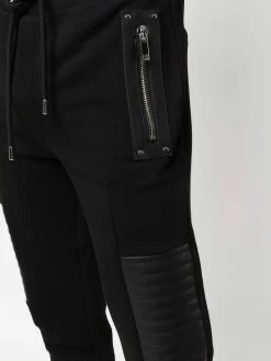 Les Hommes Quilted panel logo patch track pants sweatpants of men 9 Les Hommes quilted-panel logo-patch track pants