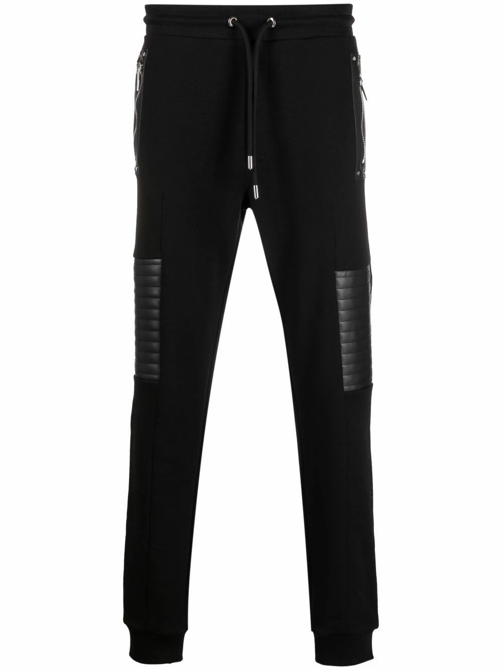 Les Hommes Quilted panel logo patch track pants sweatpants of men 1 Les Hommes quilted-panel logo-patch track pants