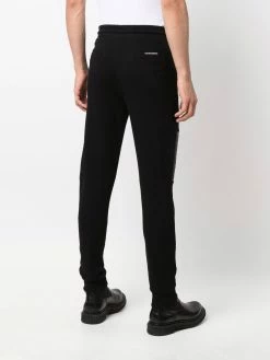 Les Hommes Quilted panel logo patch track pants sweatpants of men 8 Les Hommes quilted-panel logo-patch track pants