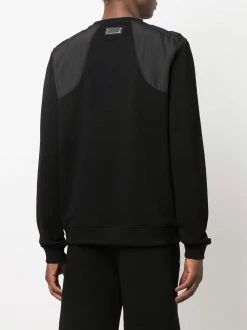 Les Hommes zip-detail panelled sweatshirt