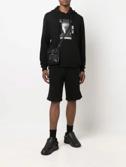 Les Hommes graphic-print hoodie