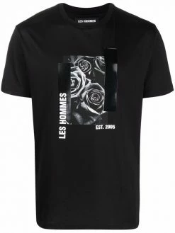 Les Hommes graphic-print T-shirt