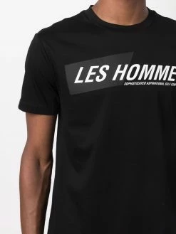 Les Hommes Logo print T shirt t-shirts of men 9 Les Hommes logo-print T-shirt