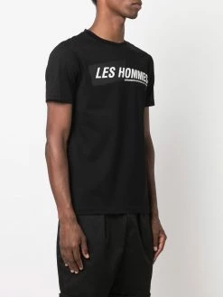 Les Hommes Logo print T shirt t-shirts of men 7 Les Hommes logo-print T-shirt