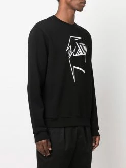 Les Hommes Graphic print crew neck sweatshirt sweatshirts of men 7 Les Hommes graphic-print crew-neck sweatshirt