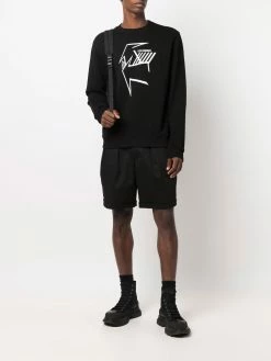 Les Hommes graphic-print crew-neck sweatshirt