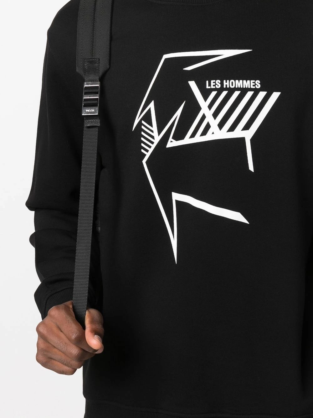 Les Hommes Graphic print crew neck sweatshirt sweatshirts of men 5 Les Hommes graphic-print crew-neck sweatshirt