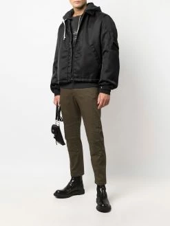 Les Hommes panelled detail skinny trousers