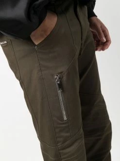 Les Hommes panelled detail skinny trousers