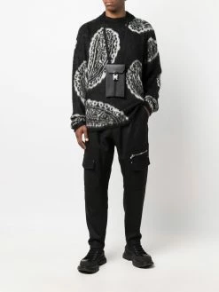 Les Hommes tapered cargo trousers