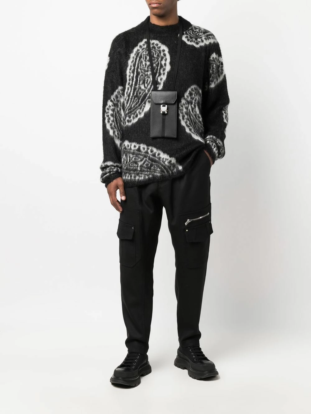 Les Hommes Tapered cargo trousers tapered pants of men 2 Les Hommes tapered cargo trousers