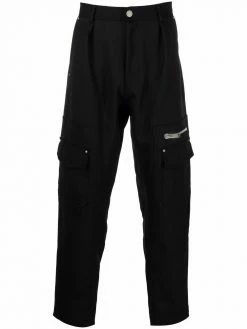 Les Hommes tapered cargo trousers