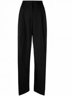 Les Hommes high-waisted side stripe trousers