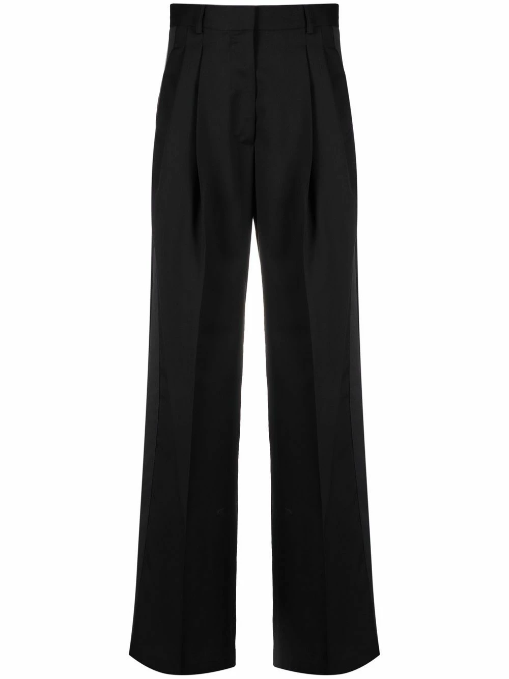 Les Hommes High waisted wide leg trousers slacks of women 1 Les Hommes high-waisted wide-leg trousers