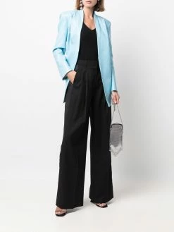 Les Hommes high-waisted wide-leg trousers