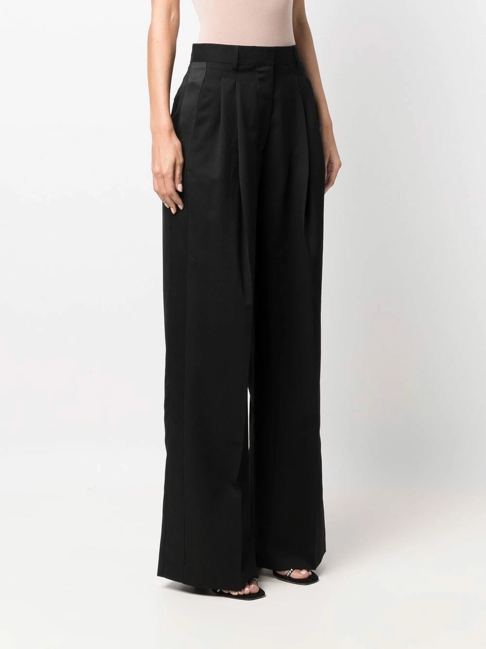 Les Hommes High waisted wide leg trousers slacks of women 3 Les Hommes high-waisted wide-leg trousers