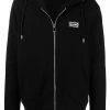 Les Hommes zipped cotton hoodie