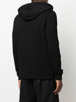 Les Hommes zipped cotton hoodie