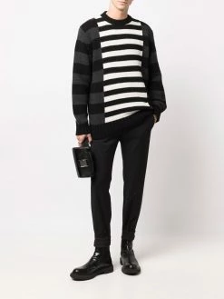 Les Hommes colour-block striped jumper