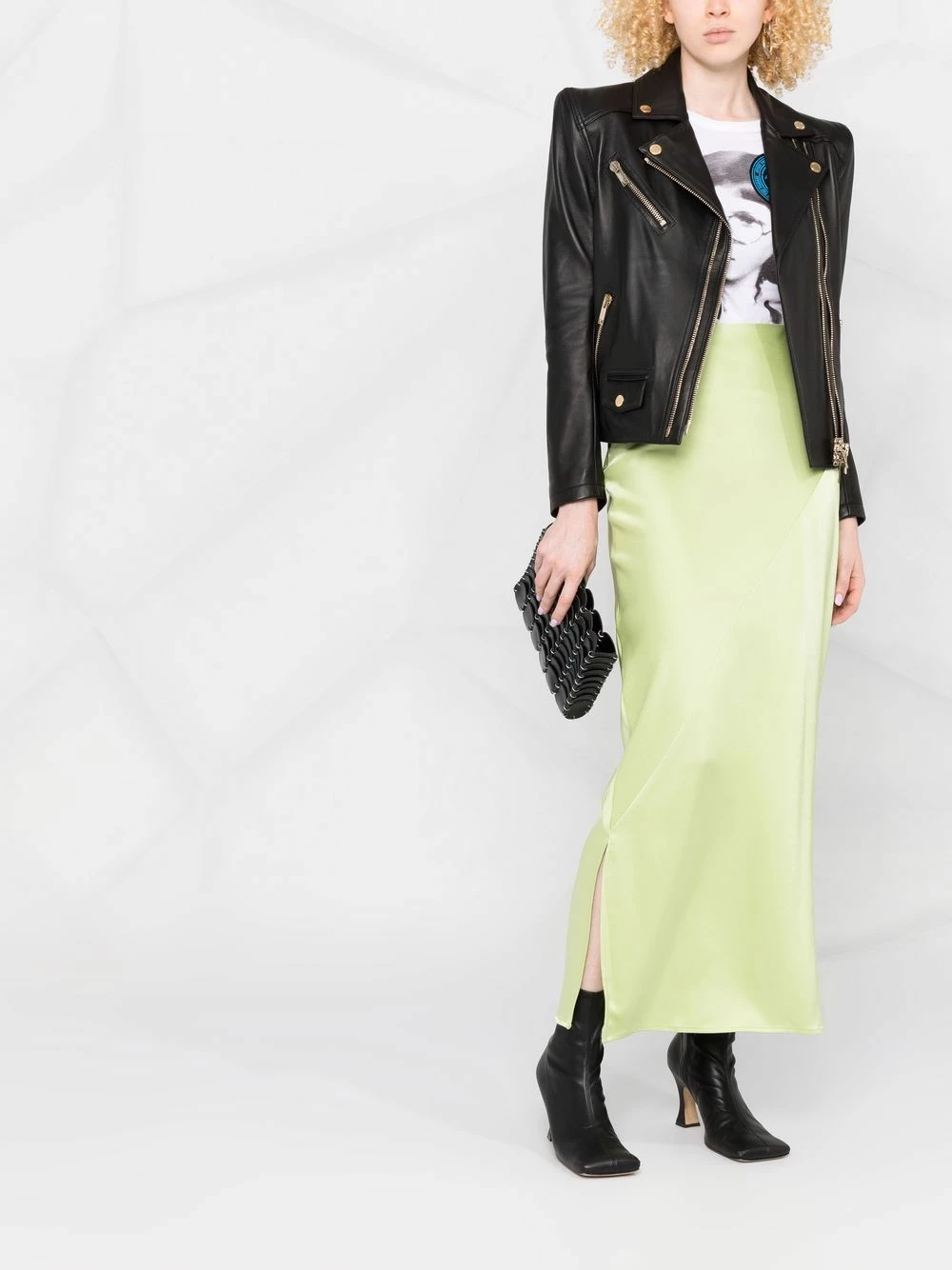 Les Hommes Multi zip leather biker jacket biker jackets of women 2 Les Hommes multi-zip leather biker jacket