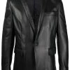 Les Hommes single-breasted biker blazer