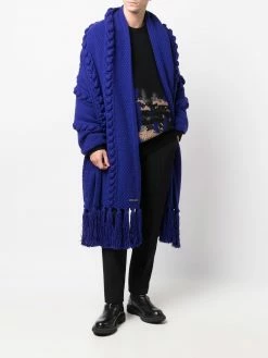 Les Hommes oversized virgin wool scarf