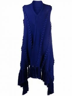 Les Hommes oversized virgin wool scarf