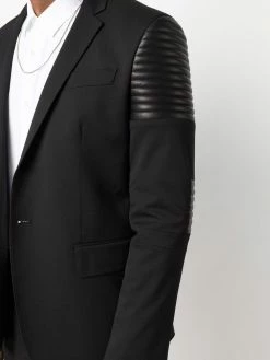 Les Hommes ribbed-panel detail blazer