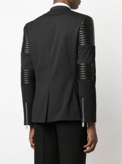 Les Hommes ribbed-panel detail blazer