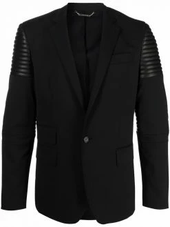 Les Hommes ribbed-panel detail blazer