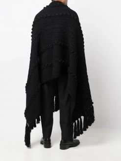 Les Hommes cable knit oversized shawl cardigan