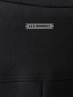 Les Hommes quilted zip-up coat