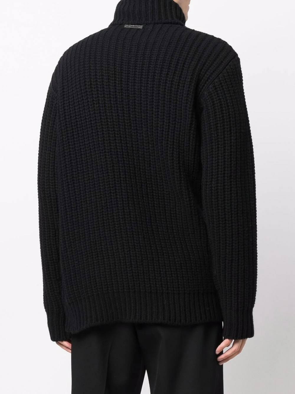 Les Hommes Zip detail roll neck jumper knitted sweaters of men 4 Les Hommes zip-detail roll-neck jumper