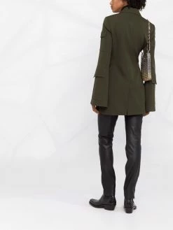 Les Hommes skinny-cut lambskin trousers