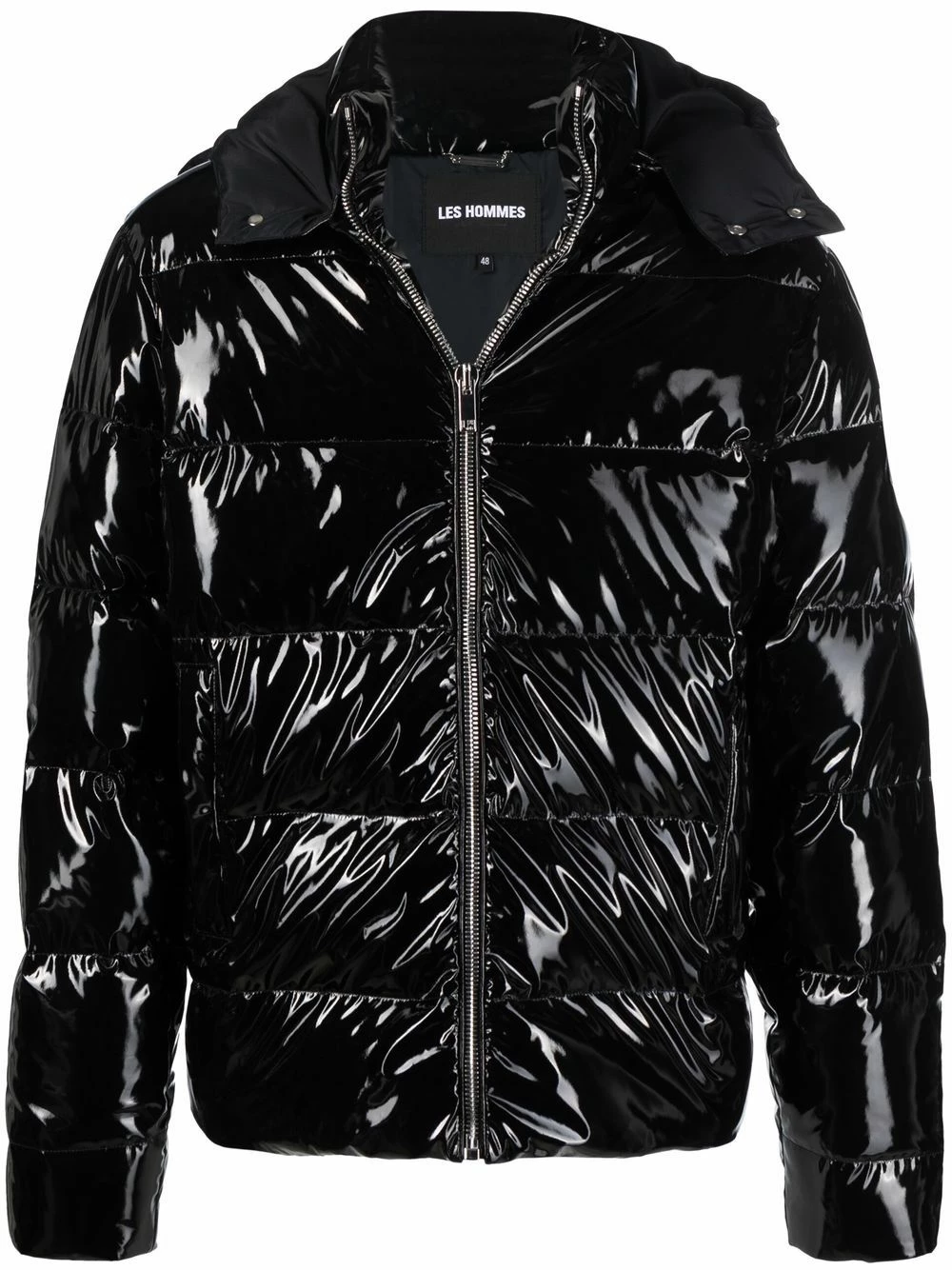 Les Hommes High shine padded jacket down jackets of men 1 Les Hommes high-shine padded jacket