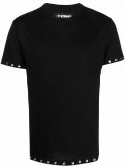 Les Hommes eyelet-trim short-sleeved T-shirt