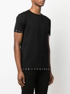Les Hommes eyelet-trim short-sleeved T-shirt