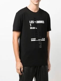 Les Hommes Logo print cotton T shirt t-shirts of men 7 Les Hommes logo-print cotton T-shirt