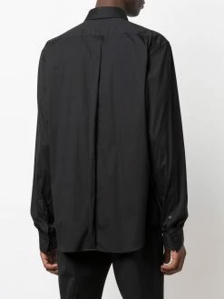 Les Hommes zip-detail long-sleeved shirt