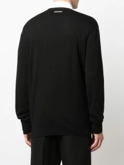 Les Hommes chest-pocket wool sweater