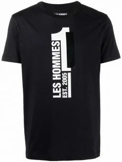 Les Hommes logo-print cotton T-shirt