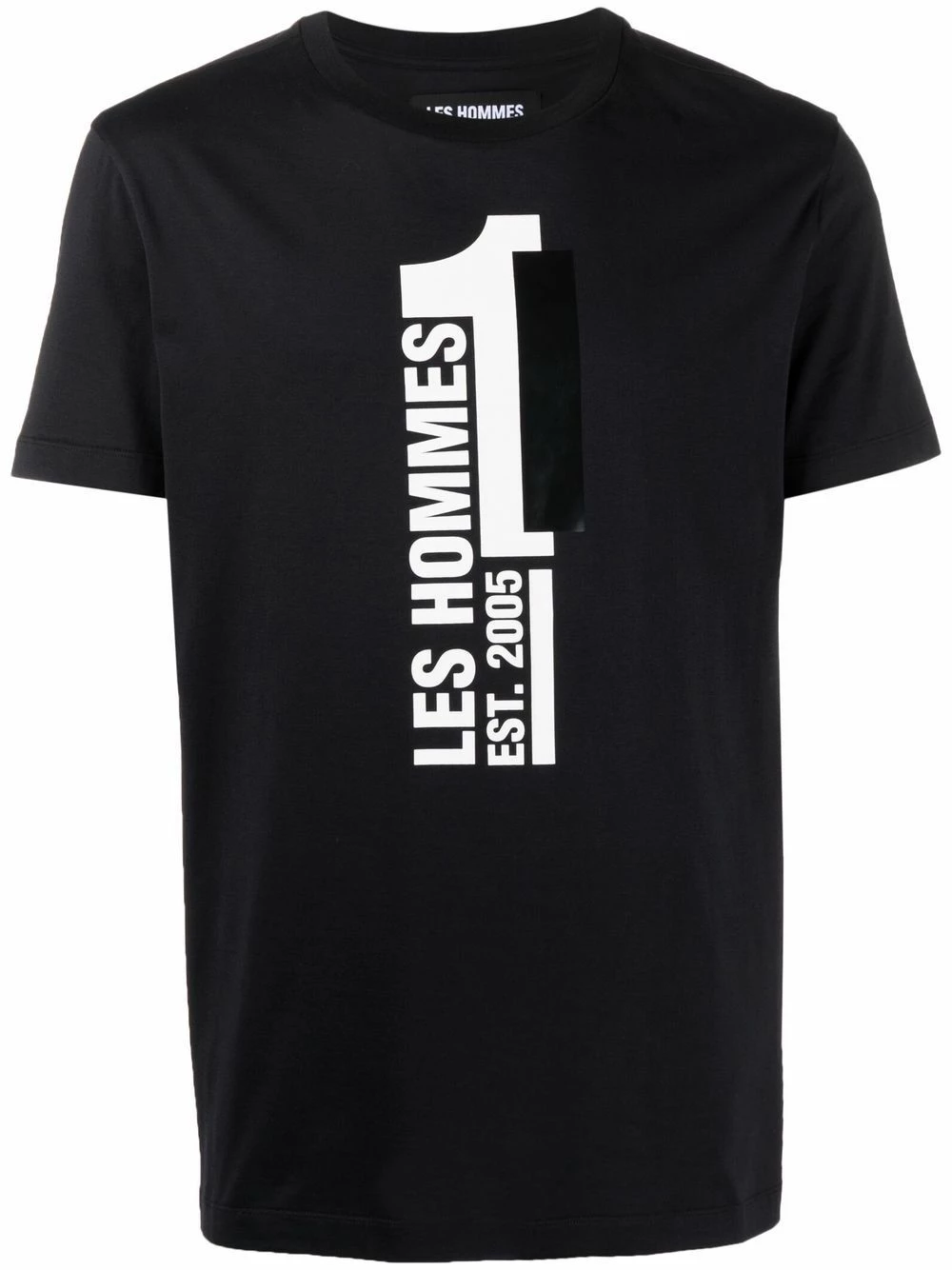 Les Hommes Logo print cotton T shirt t-shirts of men 1 Les Hommes logo-print cotton T-shirt