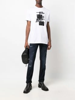 Les Hommes logo-print cotton T-shirt