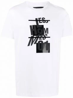 Les Hommes logo-print cotton T-shirt