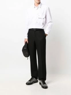 Les Hommes chest-pocket long-sleeved shirt