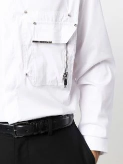 Les Hommes chest-pocket long-sleeved shirt